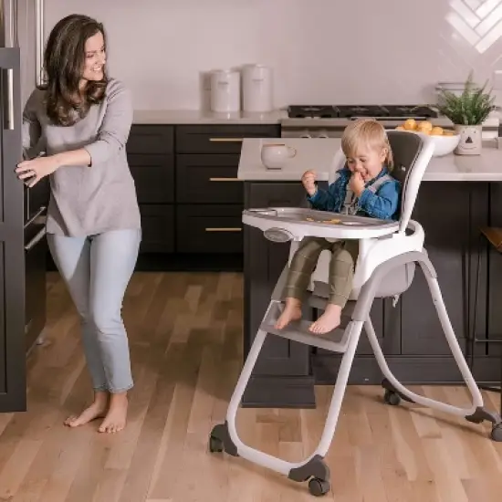 Ingenuity SmartClean Trio Elite 3-in-1 High Chair, Toddler Chair & Booster Seat - Slate image {2}