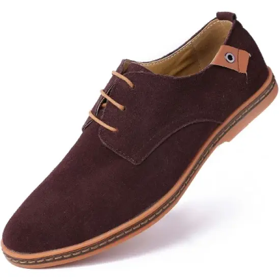 Mio Marino - Men's Classic Suede Oxford Shoes image {9}