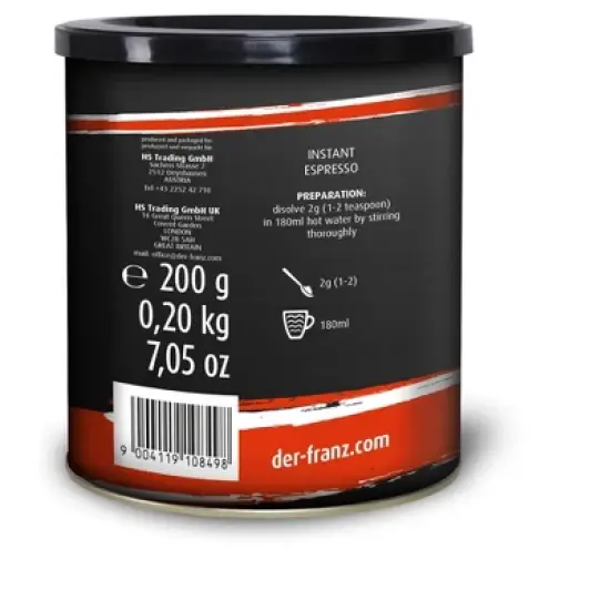 Der Franz Espresso Instant Coffee 7.05oz / 200g image {2}