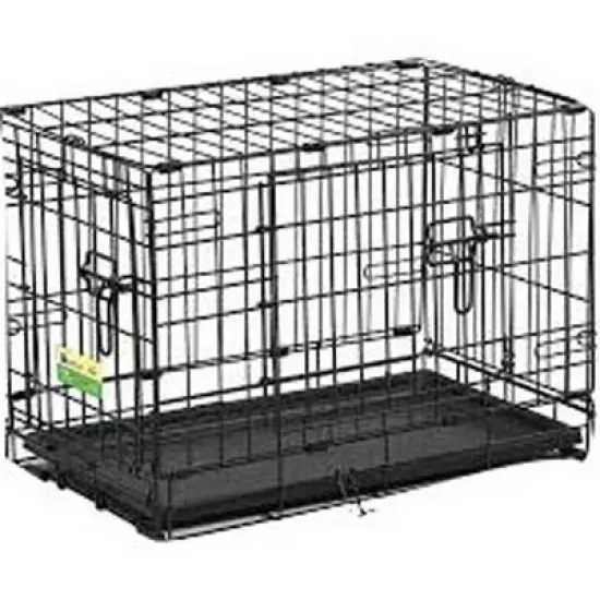 Contour Double Door Dog Crate 36" image {1}