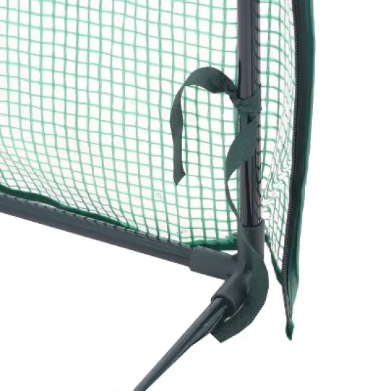 Sunnydaze Outdoor Deluxe Portable Large Potted Plant and Starter Tomato Plant Greenhouse with Roll-Up Door - Green image {4}