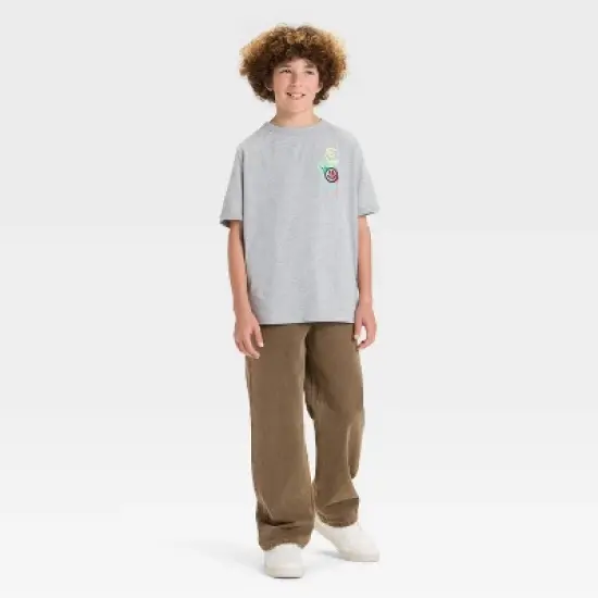 Boys' Mid-Rise Relaxed Fit Carpenter Jeans - art class&trade; image {2}