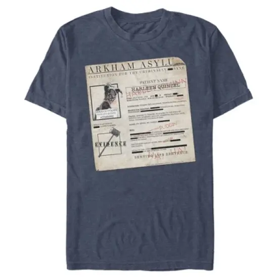 Men's Batman Harley Quinn Arkham Asylum Form T-Shirt image {2}