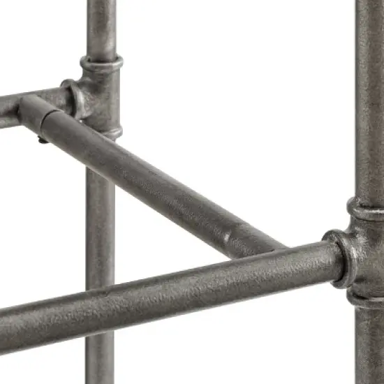 Dillon Metal Barstool Textured Silver/White - Hillsdale Furniture image {10}