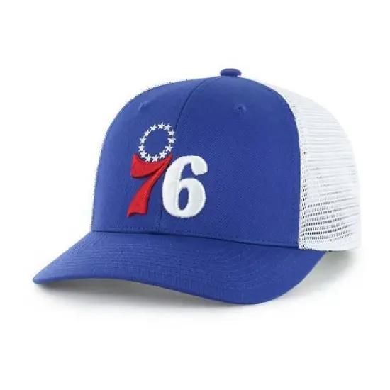 NBA Philadelphia 76ers Trucker Mesh Back Baseball Hat image {2}