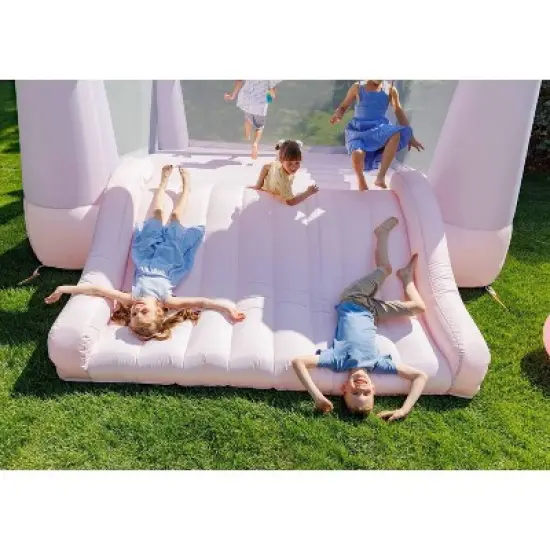 Bounceland Party Castle Cotton Candy Bounce House - Pink image {5}