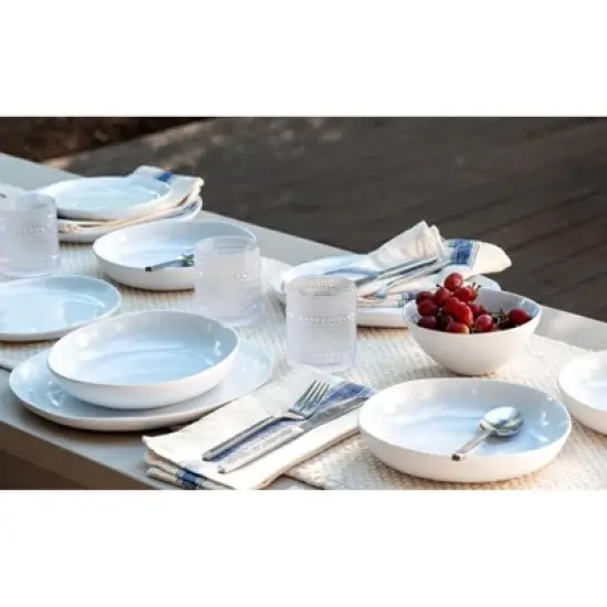 Fortessa Orbetto Outdoor Double Old Fashioned Beverage Cocktail Glass 4 Pack, 10.5 ounce image {2}