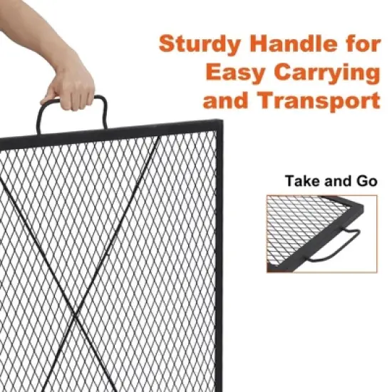 Acekool Campfire Grill Grate with Handle image {6}