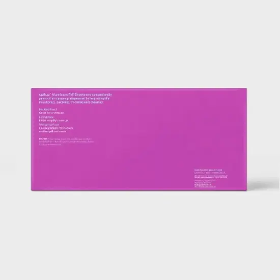 Aluminum Foil Sheets - 50ct/44.79sq ft - up&up&trade; image {2}