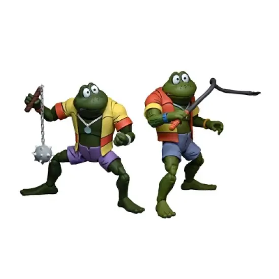 Teenage Mutant Ninja Turtles (Cartoon) - Napoleon & Atilla Frog  7" Action Figure - 2pk image {5}