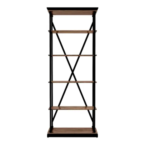 84.25"x33.88" Cadboll 5 Layer Bookcase - miBasics image {6}