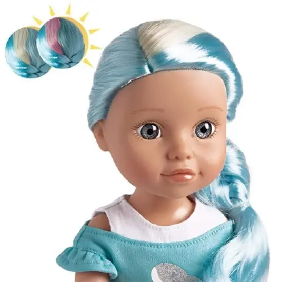 Adora Be Bright Doll Melissa - Shark, Hair Color Changes in The Sun, for Kids Age 3+ image {2}
