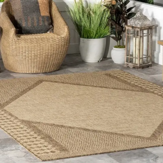 nuLOOM Shawn Bold Diamond Indoor/Outdoor Area Rug image {8}
