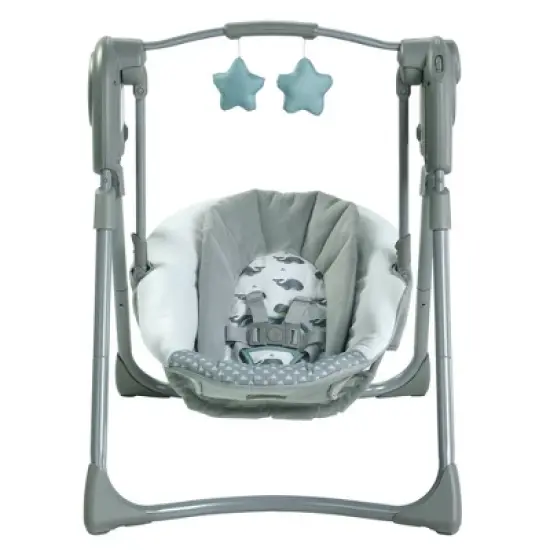 Graco Slim Spaces Compact Baby Swing image {2}