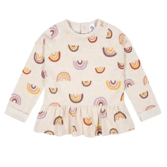 Gerber Infant & Toddler Girls Peplum Top & Leggings Set image {6}