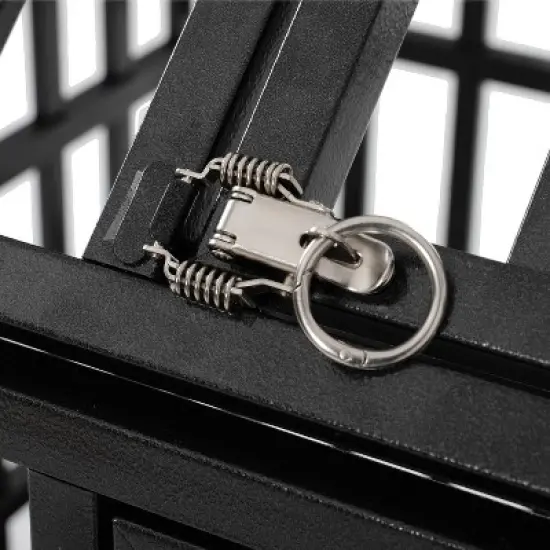 52" Heavy Duty Dog Crate Large Dog cage Strong Metal Dog Kennels and Crates for Large Dogs image {2}