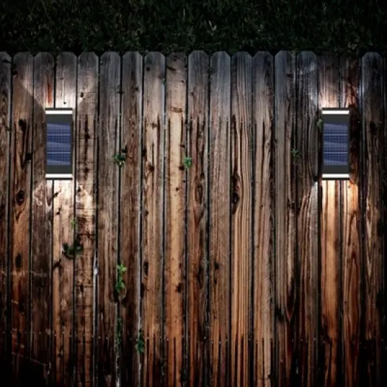 LED Solar Dual Direction Outdoor Wall Light - Techko Maid: Waterproof & Weather-Resistant image {12}