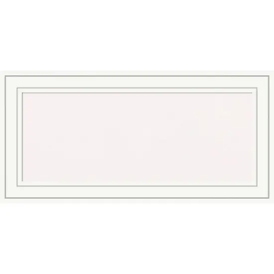 Amanti Art Craftsman Wood Framed Corkboard, White Cork image {10}