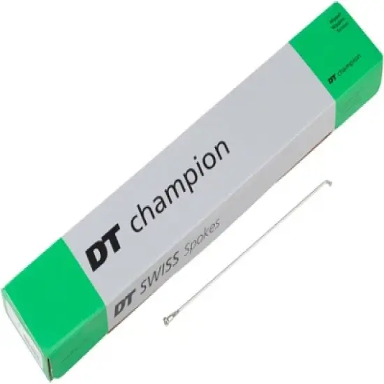DT Swiss Champion 2.0 286mm Silver Spoke Bulk image {1}