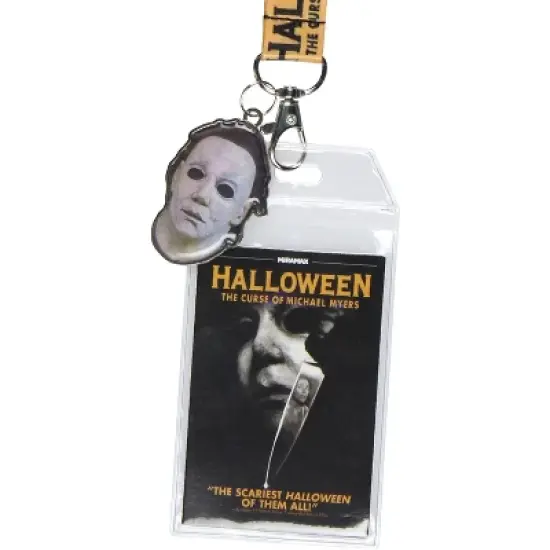 Halloween The Curse of Michael Myers Lanyard Clear ID Badge Holder image {1}