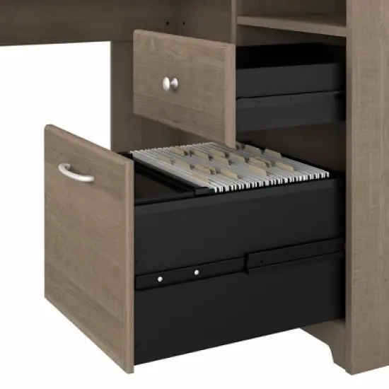 Cabot 60W L Shaped Computer Desk with Hutch - Bush Furniture image {5}