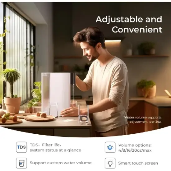 Waterdrop CoreRO Countertop Reverse Osmosis System with Extra 1 C1RF Filter image {5}