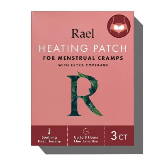 Rael Heating Patch for Menstrual Cramps with Extra Coverage image {5}