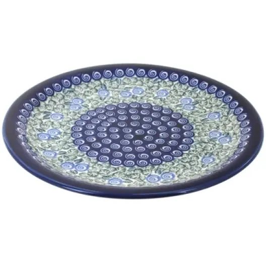 Blue Rose Polish Pottery Zaklady Dinner Plate image {12}