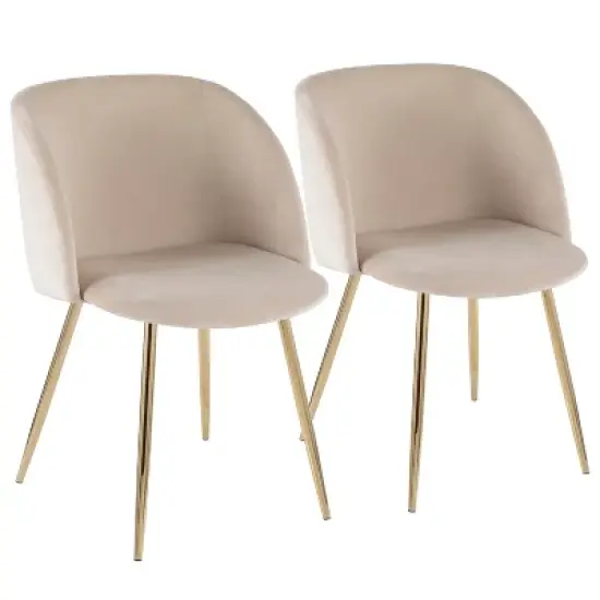 Set of 2 Fran Contemporary Dining Chairs - LumiSource image {11}