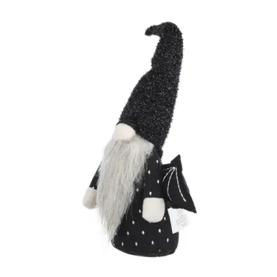 Whisen Fabric Gnome With Wings Decor, Halloween Decoration - Black & White image {4}