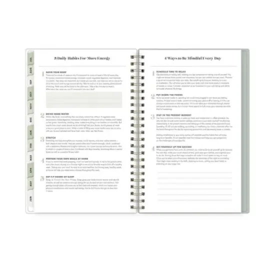 The Everygirl X Day Designer 2024-25 Weekly/Monthly Planner with Notes 8"x5" Wirebound Soft Sage: Adult Stationery July-June image {13}