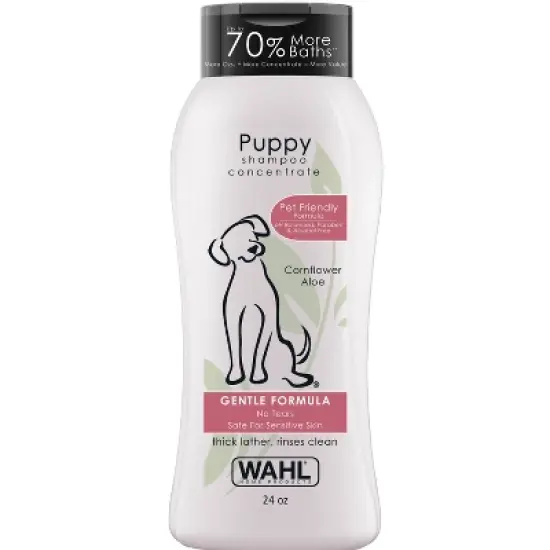 Wahl Puppy Fresh Concentrate Scented Tear Gentle Formula Dog Shampoo - 24oz image {5}