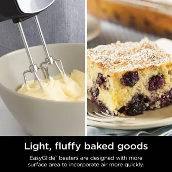 Ninja Foodi Power Mixer System with Hand Blender & Hand Mixer Combo and 3-Cup Blending Vessel - CI101: Immersion Blender, 5 Speeds, Whisk image {4}