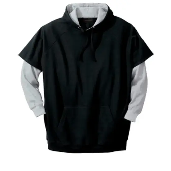 Boulder Creek by KingSize Men's Big & Tall Thermal Waffle Lined Hangdown Hoodie by image {1}