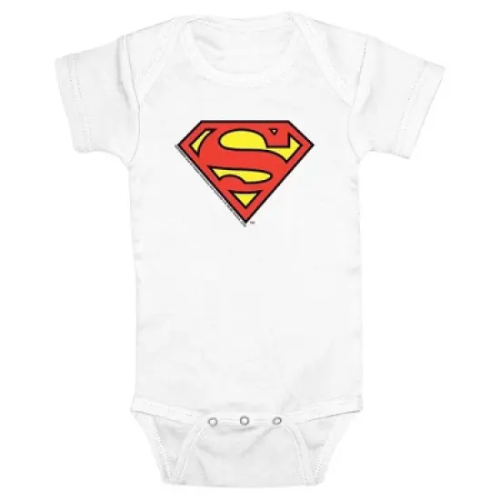Infant's Superman Original Logo Onesie image {4}
