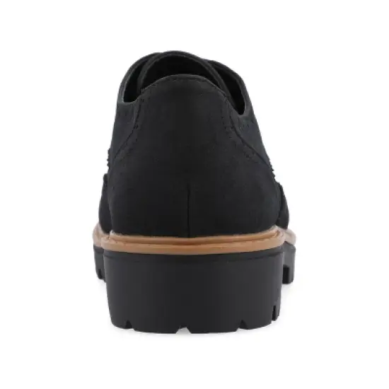 Journee Collection Women's Tru Comfort Foam&trade; Claudiya Oxford Flats image {1}