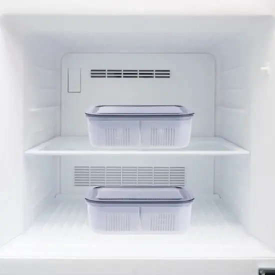 REGALWOVEN 5 Packs Leakproof Plastic Meal Prep Airtight Food Storage Containers 8"x 5.9"x 2.6" image {4}