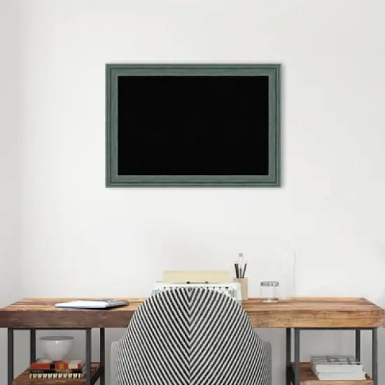 27"x19" Upcycled Wood Frame Cork Board - Amanti Art image {4}