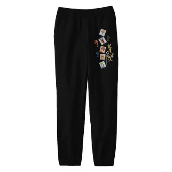 Scooby Doo Mystery Gang Doodles Youth Black Graphic Sweats image {3}