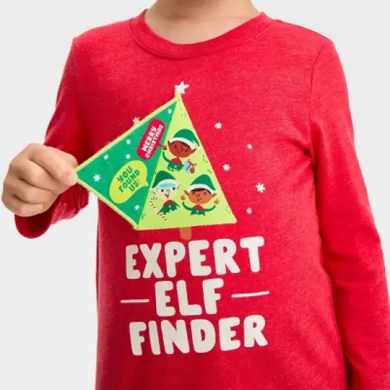 Toddler Boys' 2pc Long Sleeve Graphic T-Shirt and Fleece Jogger Pants Set - Cat & Jack&trade; Red image {3}