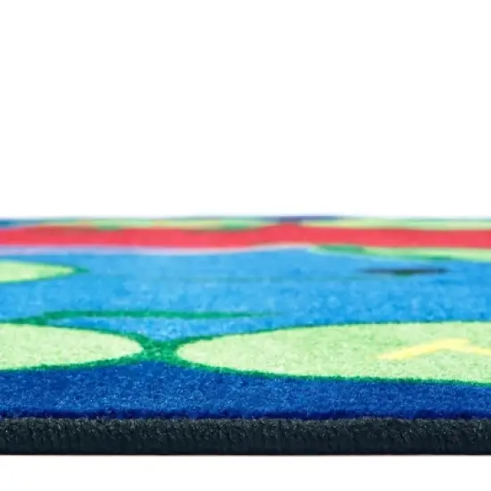 Carpets for Kids ABC Caterpillar Learning Rug, Rectangle Multicolor 4'5"X5'10" image {2}