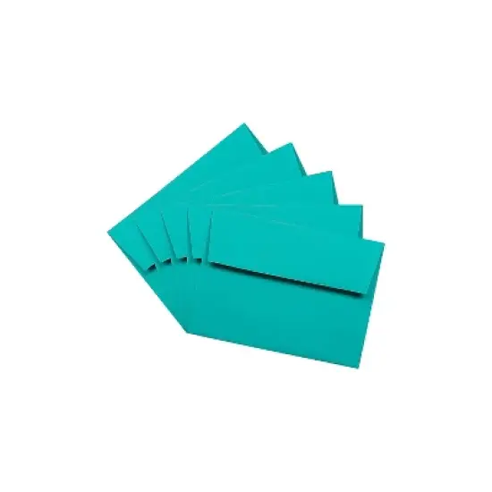 JAM Paper A6 Colored Invitation Envelopes 4.75 x 6.5 Sea Blue Recycled 15903 image {2}