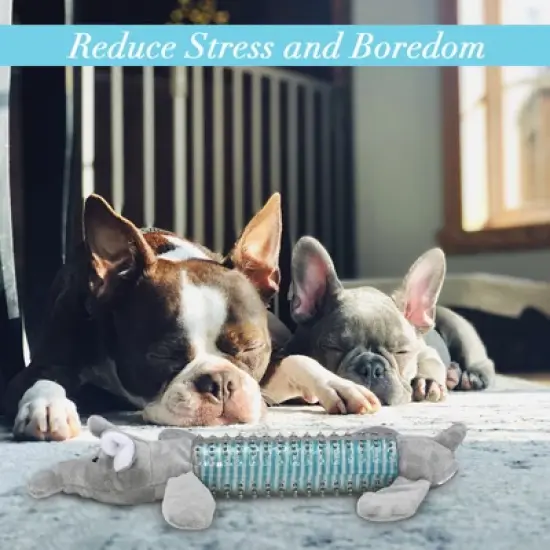 VECELA Pet Supplies Dog Toys, Dog Chew Toys for Small & Medium Dog, Biting Toys Pet Plush Rubber Toys for Teething image {9}