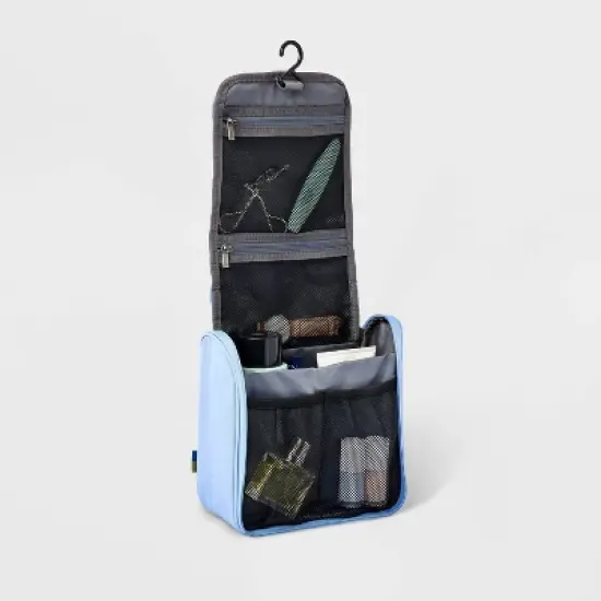 Small Hanging Toiletry Bag Blue - Open Story&trade; image {1}