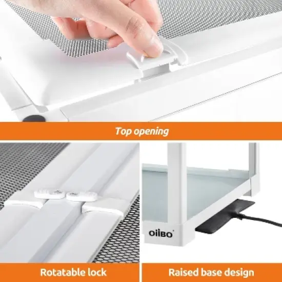 OiiBO Tempered Glass Large 90 Gallon Reptile Tank image {4}