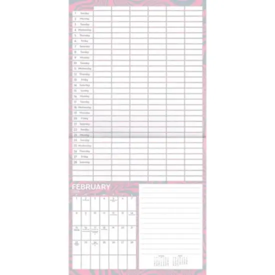 Trends International 2026 Family Planner Sticker 12"x12" Wall Calendar image {2}