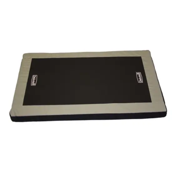 Dakota 283 Washable Portable Foam Cushioned Padded Indoor Dog Kennel Mat, Crate Cage Bed for Dogs and Pets, Black/Gray, Small image {4}