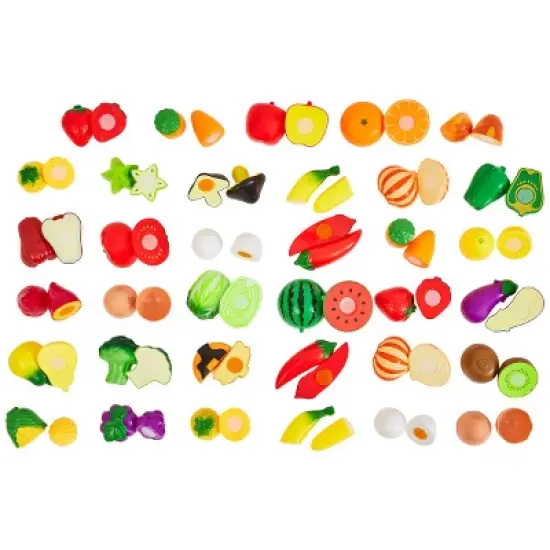 46-Piece Kids Play Food & Kitchen Accessories Set by Toy Time image {9}