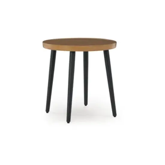 Signature Design by Ashley Horizon Hall Round End Table, Brown image {5}