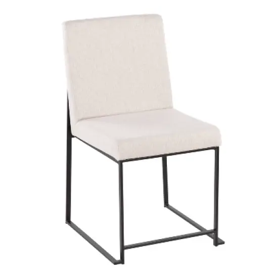 Set of 2 High Back Fuji Dining Chairs image {1}